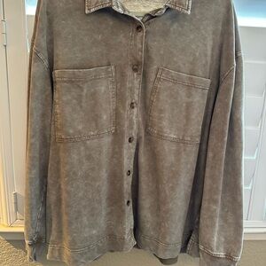 Vintage Style Button-Up Shirt